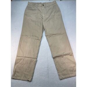 Haggar H26 Khaki Pants Straight‎ Leg Casual Workwear Trousers 34x32